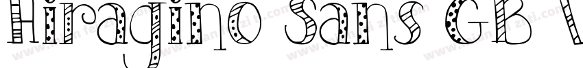 Hiragino Sans GB VV6字体转换